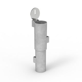 Sleeve-lok Removable Bollard 90mm New Concrete Sleeve - Stainless Lid