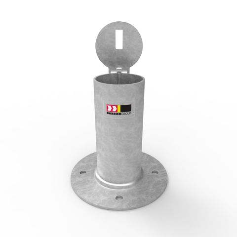 Sleeve-lok Removable Bollard 90mm Holder - Surface Mounted