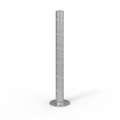 Bollard 90mm Surface Mounted - Galvanised