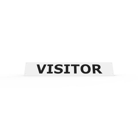 Wheel Stop Sign - VISITOR