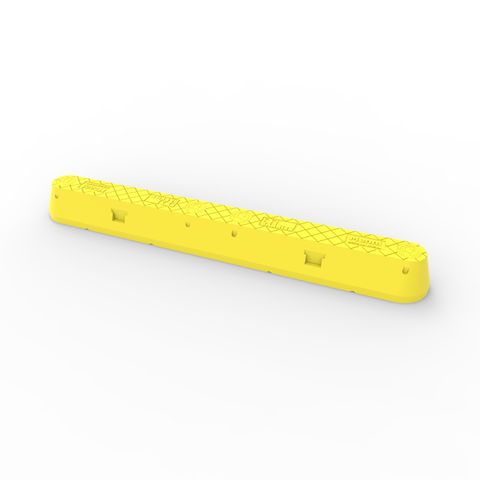 Menni Single Pallet Racking End Protector 1100mm - Yellow LLDPE