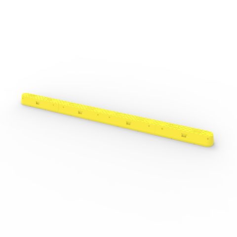 Menni Double Pallet Racking End Protector 2200mm - Yellow LLDPE