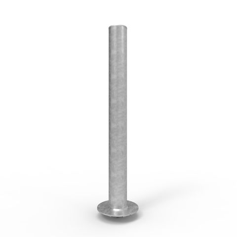 Tee-lok Removable Bollard 90mm Surface Mounted - Galvanised