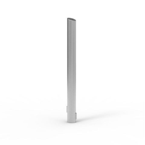 Bollard 140mm Below Ground - 316 Stainless Steel - Angled