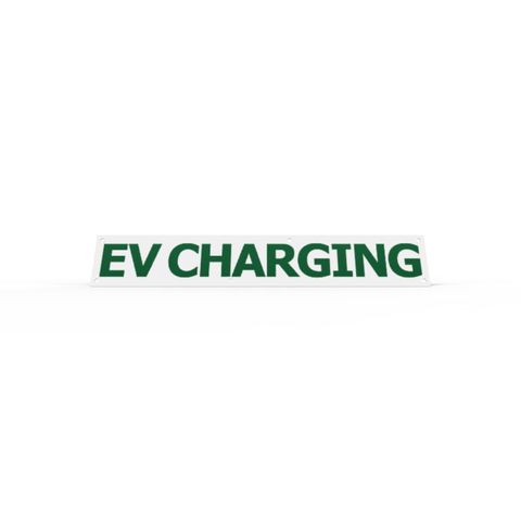 Wheel Stop Sign – EV CHARGING