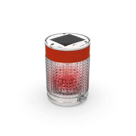 Pilot Solar Powered Light -Button Manual Switch - Red