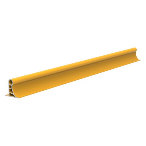 Heavy Bump Rail 2400 x 165 x 8mm Aluminium - Yellow