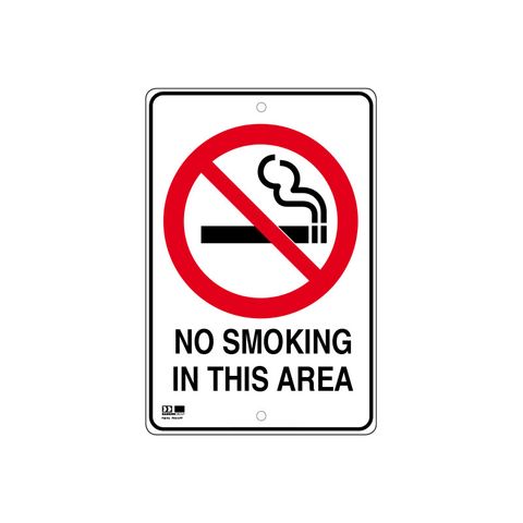 Pilot Sign - No Smoking - 300 x 450 x 1.4mm Polypropylene