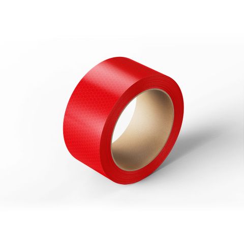 Reflective Tape 50mm x 45m Roll Class 1 - Red