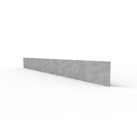 Ball Fence Toe Board 100 x 6mm x 6m - Galvanised