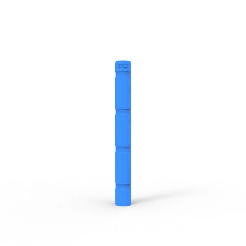 Skinz Bollard Sleeve to suit up to 145mm Diameter, 1400mm High - Blue