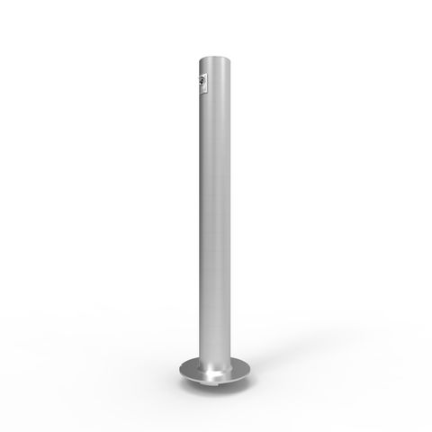 Cam-lok Surface Mounted Removable Bollard 90mm Economy Lock - 316 Stainless Steel