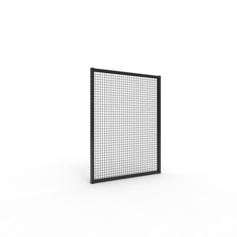 De-Fence Mesh Panel 1150 high x 1000mm Post Centres - Powder Coated Black