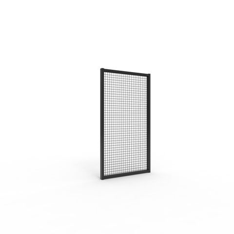 De-Fence Mesh Panel 1150 high x 750mm Post Centres - Powder Coated Black