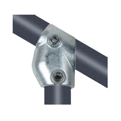 NoWeld 129 -  Adjustable Top Tee (30 deg to 60 deg) 48.3mm Connector - Galvanised