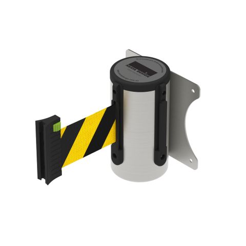 Wall Mount Barrier 3m - 304 Stainless Steel - Black/Yellow
