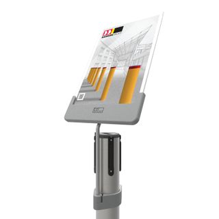 Airport A4 Sign Holder Angled - Post Mount
