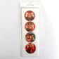 TURNING RED | EDIBLE WAFER CUPCAKE TOPPERS | 16 PIECE PACK | B/B 05/24