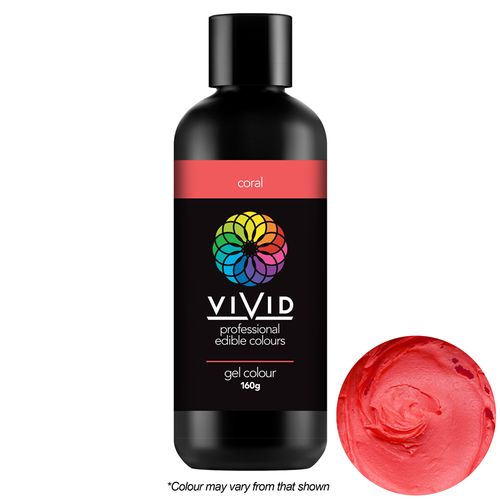 VIVID | CORAL | GEL COLOUR | 160G | B/B 10/05/25