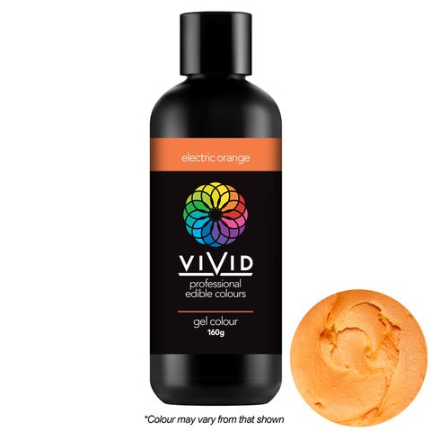 VIVID | ELECTRIC ORANGE | GEL COLOUR | 160G