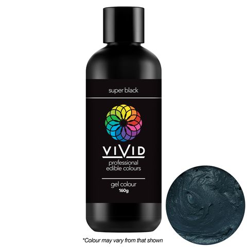 VIVID | SUPER BLACK | GEL COLOUR | 160G