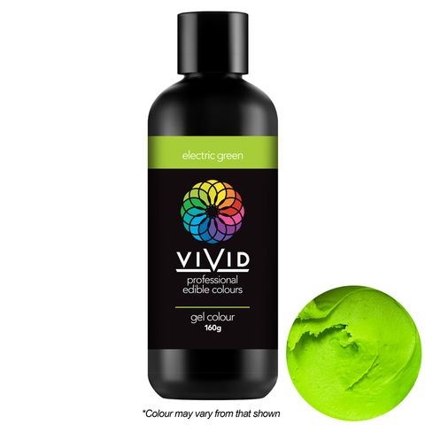 VIVID | ELECTRIC GREEN | GEL COLOUR | 160G