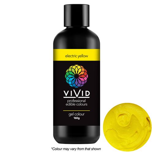 VIVID | ELECTRIC YELLOW | GEL COLOUR | 160G