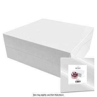 18X18X6 INCH CAKE BOX & LID | MILK CARTON