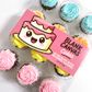 FROZEN CHOCOLATE MIXED DECORATED CUPCAKES | TRAY 12 | BLANK CANVAS CAKES