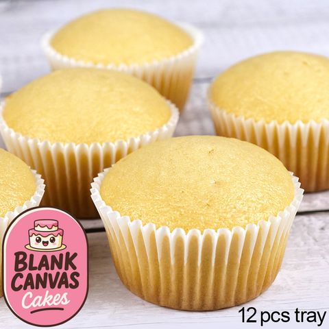 FROZEN WHITE CUPCAKES | TRAY 12 | BLANK CANVAS CAKES