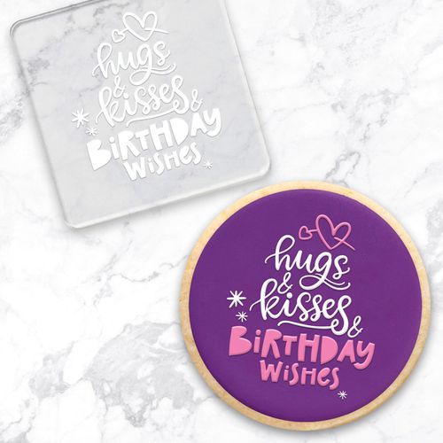 HUGS & KISSES & BIRTHDAY WISHES | DEBOSSER