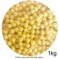 SPRINK'D | 6MM LIGHT YELLOW FLOSS BALL | 1KG