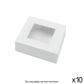 DISPLAY COOKIE BOX | 90MM X 90MM X 30MM | 10 PIECES