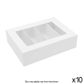 DISPLAY MACARON BOX | HOLDS 24 | 224X162X57MM | 10 PIECES