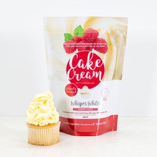 CAKE CREAM | RASPBERRY FLAVOUR | WHISPER WHITE | 400G