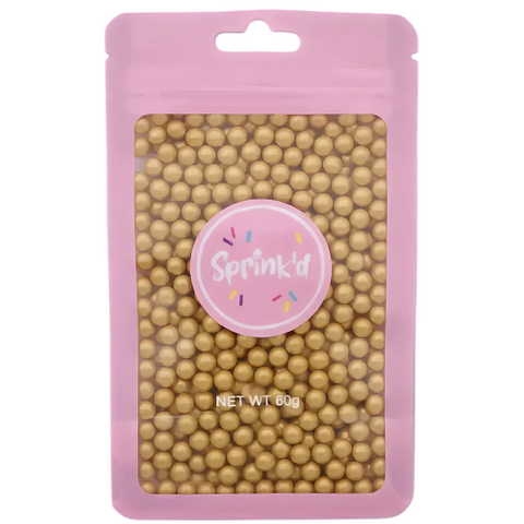 SPRINK'D | SUGAR BALLS | GOLD | 4MM | 60G