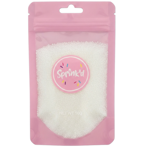 SPRINK'D | SANDING SUGAR | WHITE | 500G