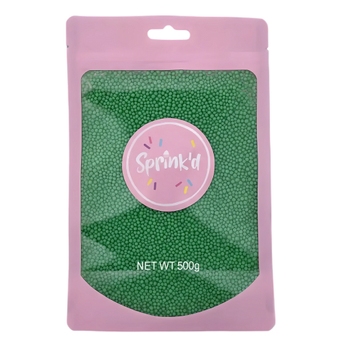 SPRINK'D | SUGAR BALLS | GREEN | 2MM | 500G