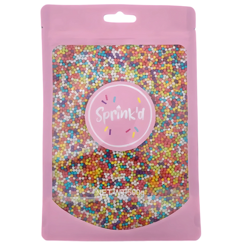 SPRINK'D | SUGAR BALLS | RAINBOW | 2MM | 500G
