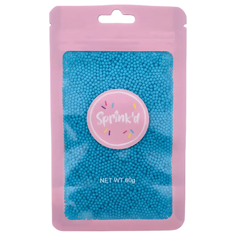 SPRINK'D | SUGAR BALLS | BRIGHT BLUE | 2MM | 60G