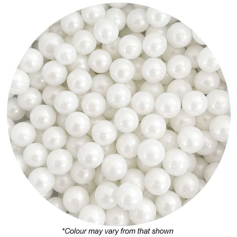 SPRINK'D | 8MM SUGAR BALLS PEARL | WHITE | 500G