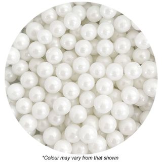 SPRINK'D | 8MM SUGAR BALLS PEARL | WHITE | 500G
