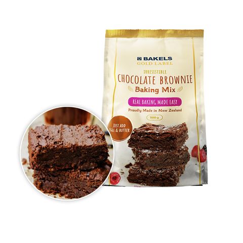 BAKELS | GOLD LABEL | CHOCOLATE BROWNIE MIX | 500G