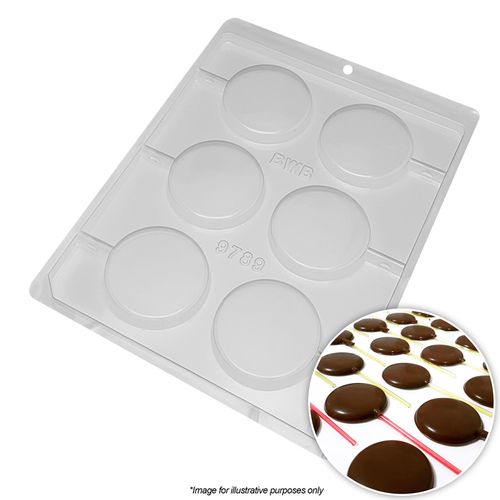 BWB | SMOOTH ROUND LOLLIPOP MOULD | 1 PIECE