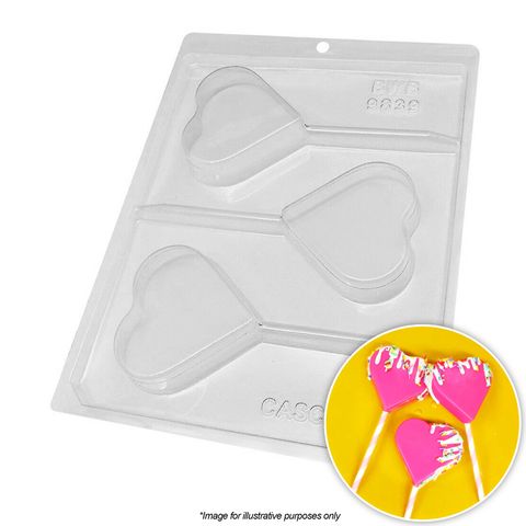 BWB | HEART LOLLIPOP TO FILL MOULD | 3 PIECE