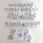 SEASONAL QUOTES | COOKIE PRESS STAMP/EMBOSSER | 13 PIECE SET