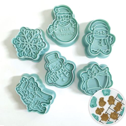 MERRY CHRISTMAS | COOKIE CUTTERS | 6 PIECE SET