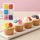 SMALL 5 PETAL SUGAR FLOWERS ASSORTED | 42 PIECE PACK