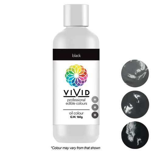 VIVID | BLACK | OIL COLOUR | 160G