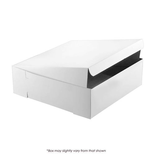 12X12X4 INCH CAKE BOX | UNCOATED CARDBOARD